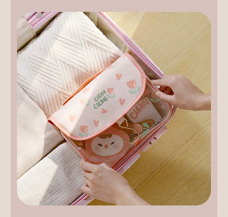 Portable Hook Wash Bag Large Capacity Waterproof Cartoon Cosmetic Travel Convenient Cosmetic Storage Bag — feature 17