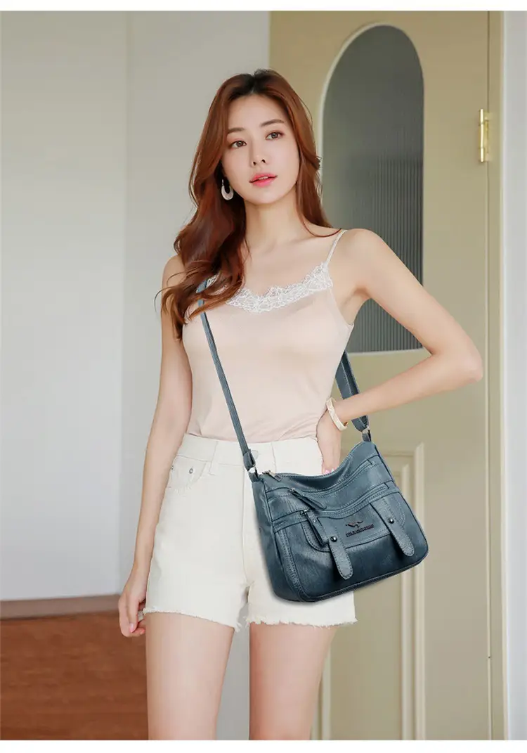 Soft Leather Shoulder Crossbody Bag Purple 2025 — feature 16