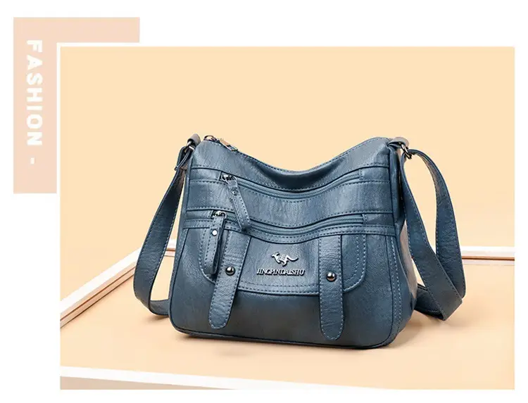Soft Leather Shoulder Crossbody Bag Purple 2025 — feature 9