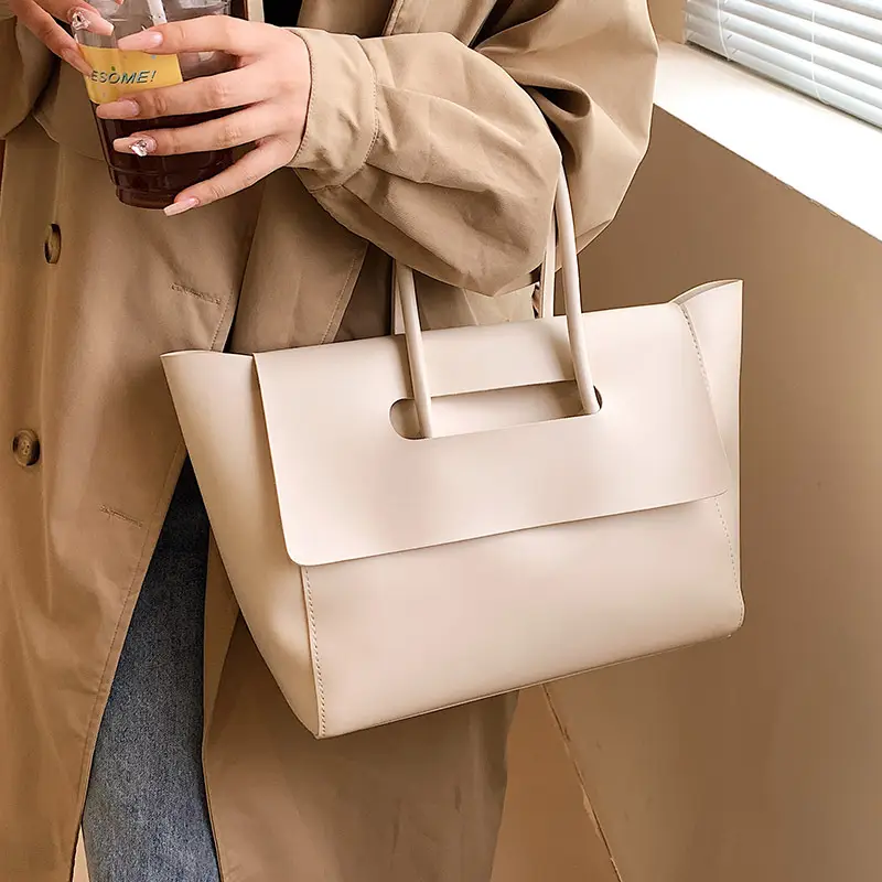 Women's Cross-Border Leather Tote Bag Brown 2025 - Image 8