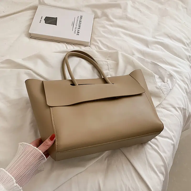 Women's Cross-Border Leather Tote Bag Brown 2025 - Image 2