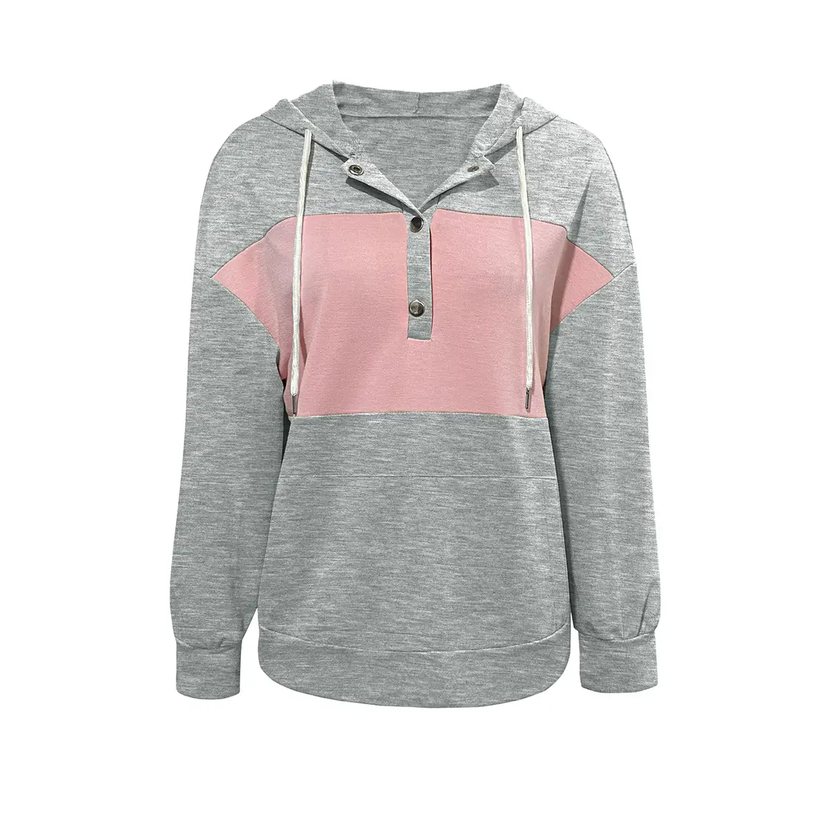 Women's Pink & White Hooded Sweatshirt Autumn 2022 — feature 10