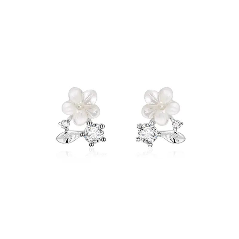 Flower Earrings Light Luxury Niche Design 2022 Fashion - Image 6