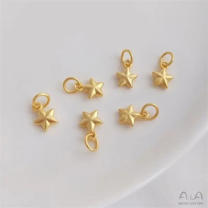 Gold Moon Moon Star Pendant Set for Women