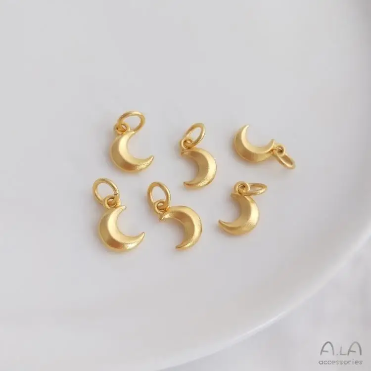 Gold Moon Moon Star Pendant Set for Women