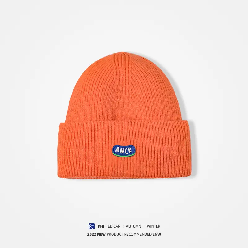 Men Wool Knitted Beanie Grey Winter Warm - Image 14