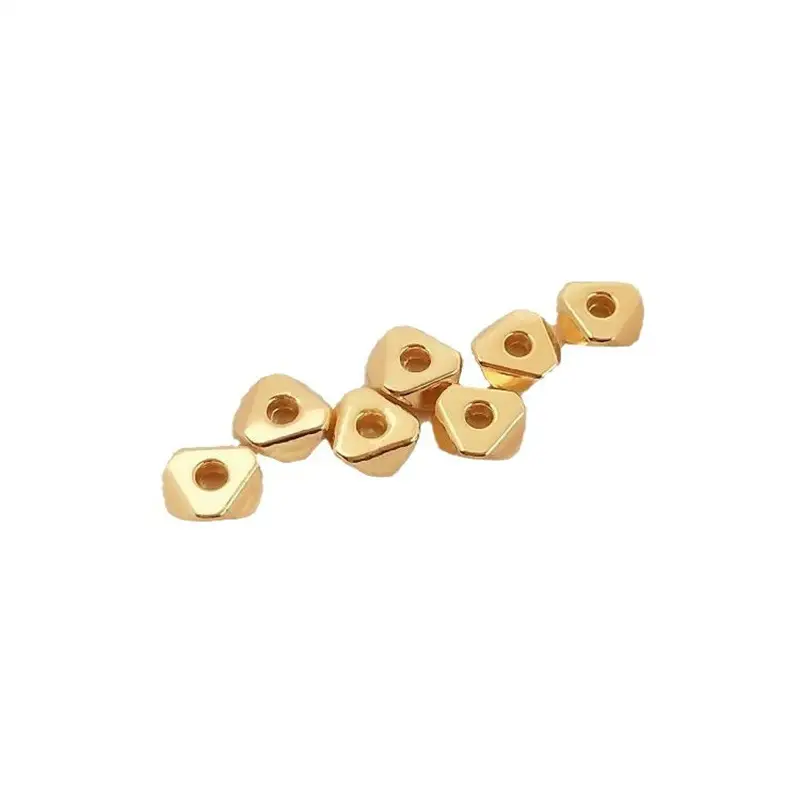 Copper Plated Cut Beads 14K Real Gold 5.8mm - Image 9