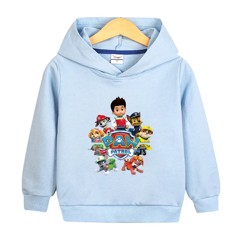Boys Orange Cartoon Hoodie 2022 Korean Style - Image 9