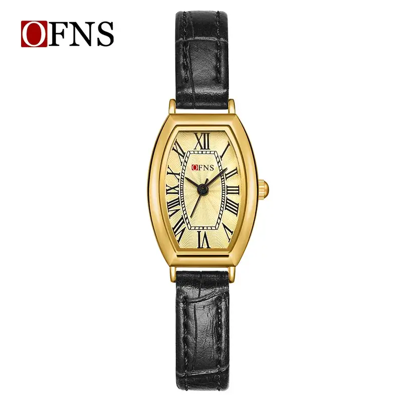 OFNS Women's Roman Scale Watch Stainless Steel Bar