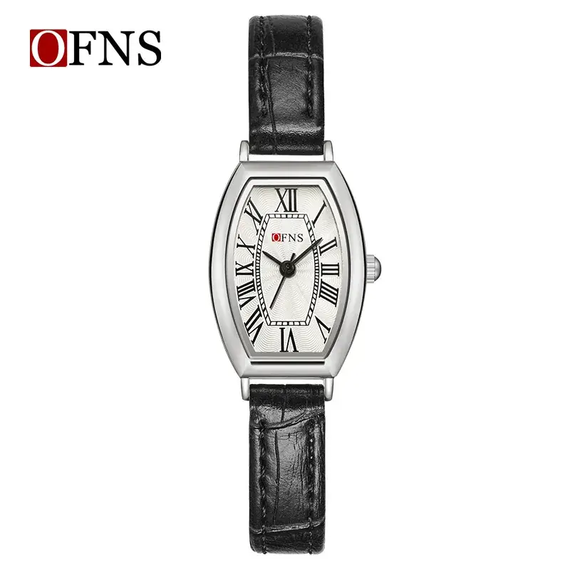 OFNS Women's Roman Scale Watch Stainless Steel Bar