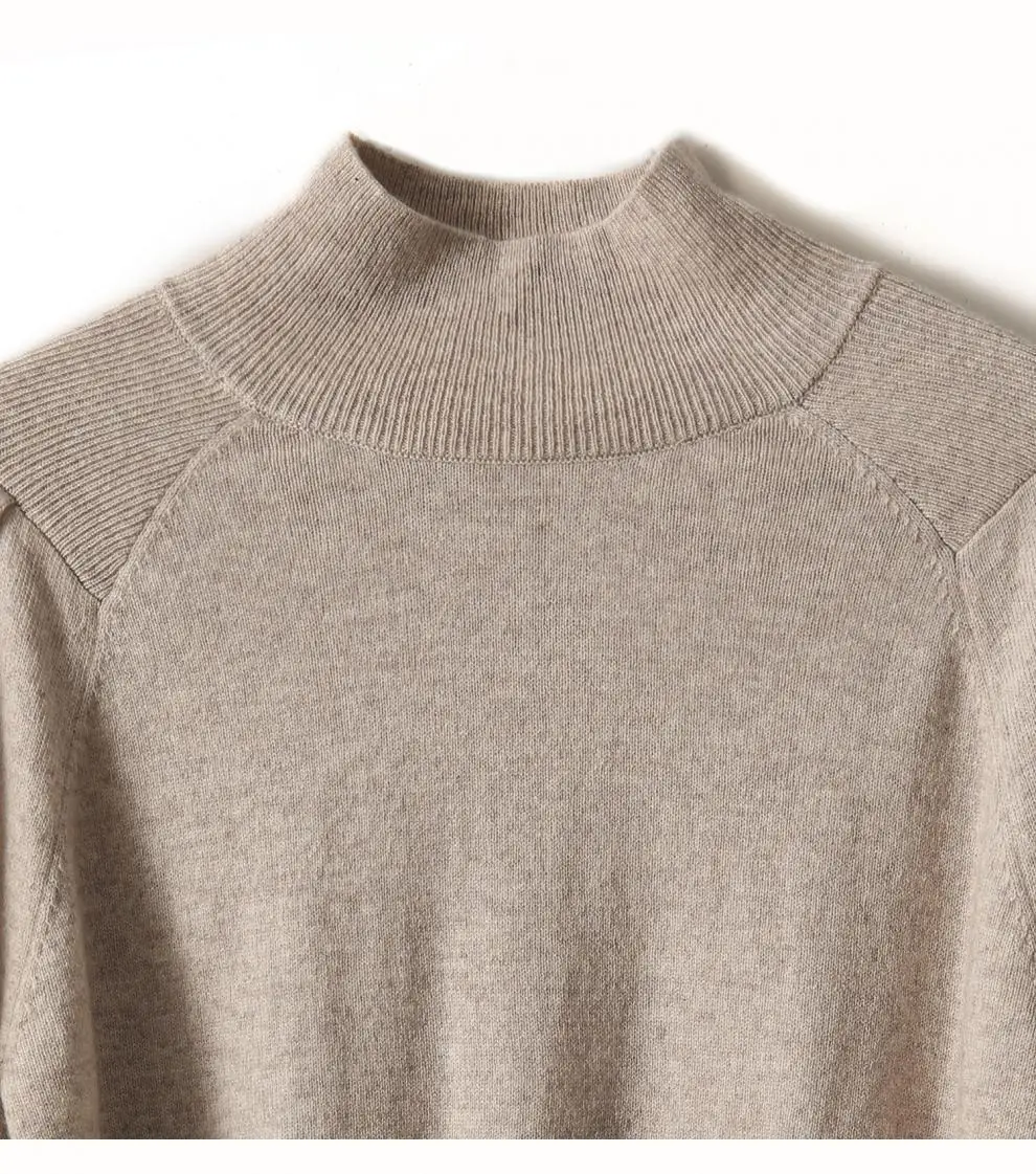 Women Black Knit Sweatshirt with Long Sleeve & High Waist — feature 15