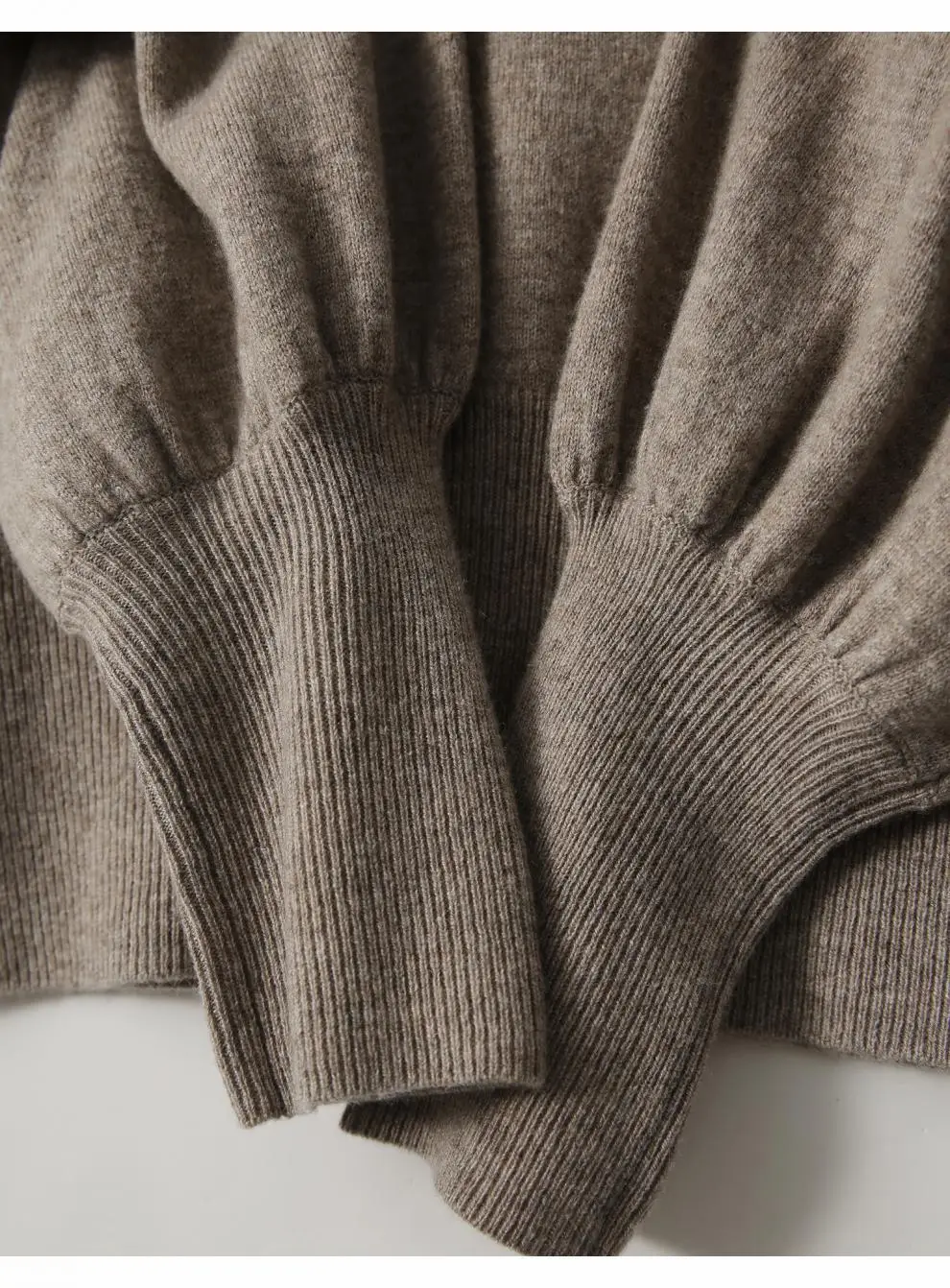 Women Black Knit Sweatshirt with Long Sleeve & High Waist — feature 28