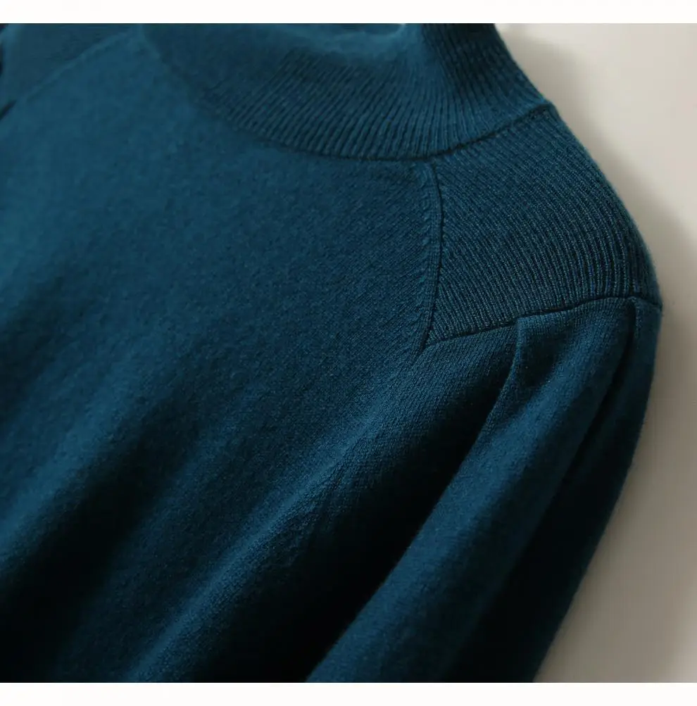 Women Black Knit Sweatshirt with Long Sleeve & High Waist — feature 35