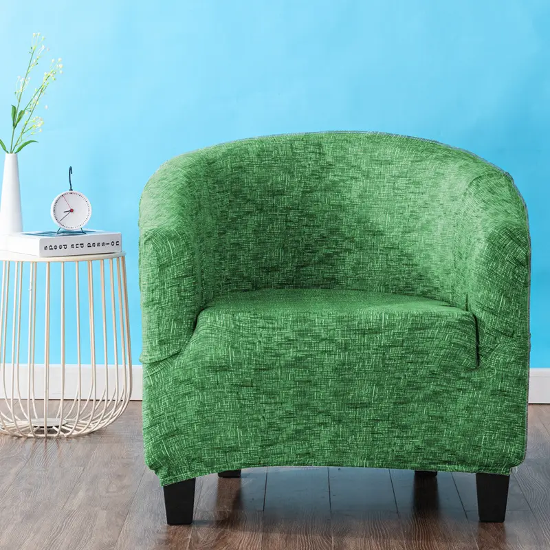 Stretch Printed Leaf Chair Cover for Sofa - Image 17