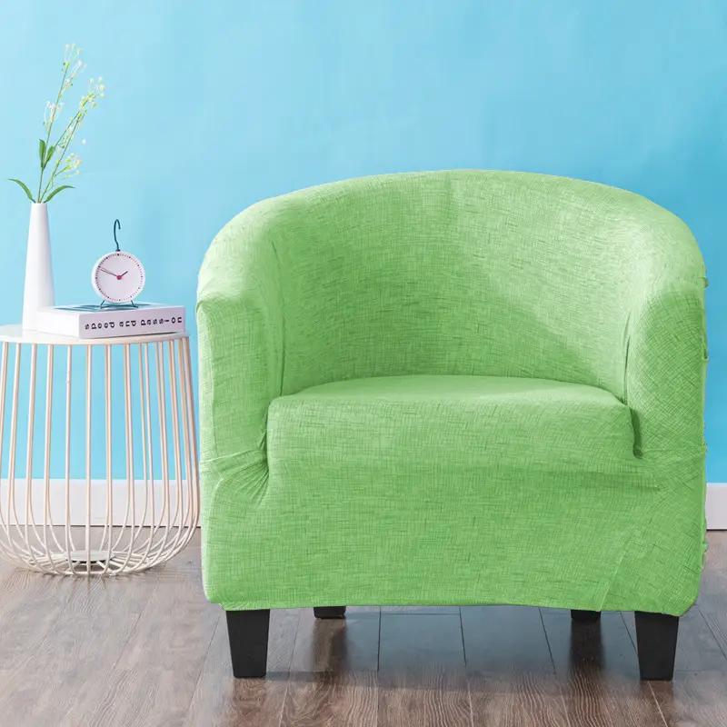 Stretch Printed Leaf Chair Cover for Sofa - Image 8