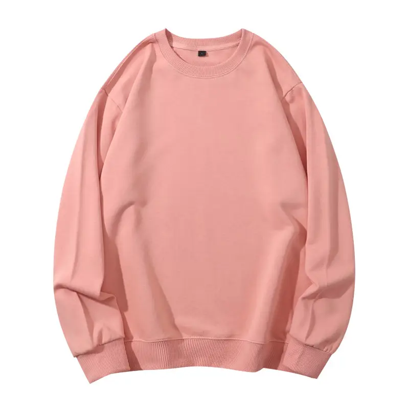 280g Cotton Terry Sweatshirt Navy Round Neck