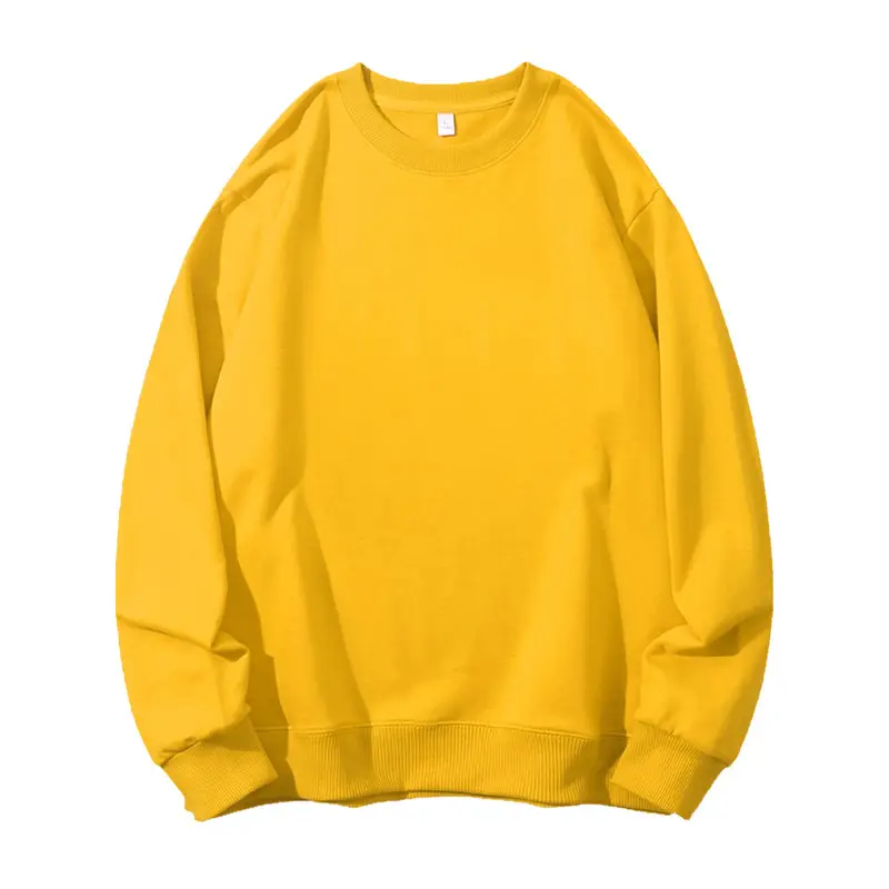280g Cotton Terry Sweatshirt Navy Round Neck