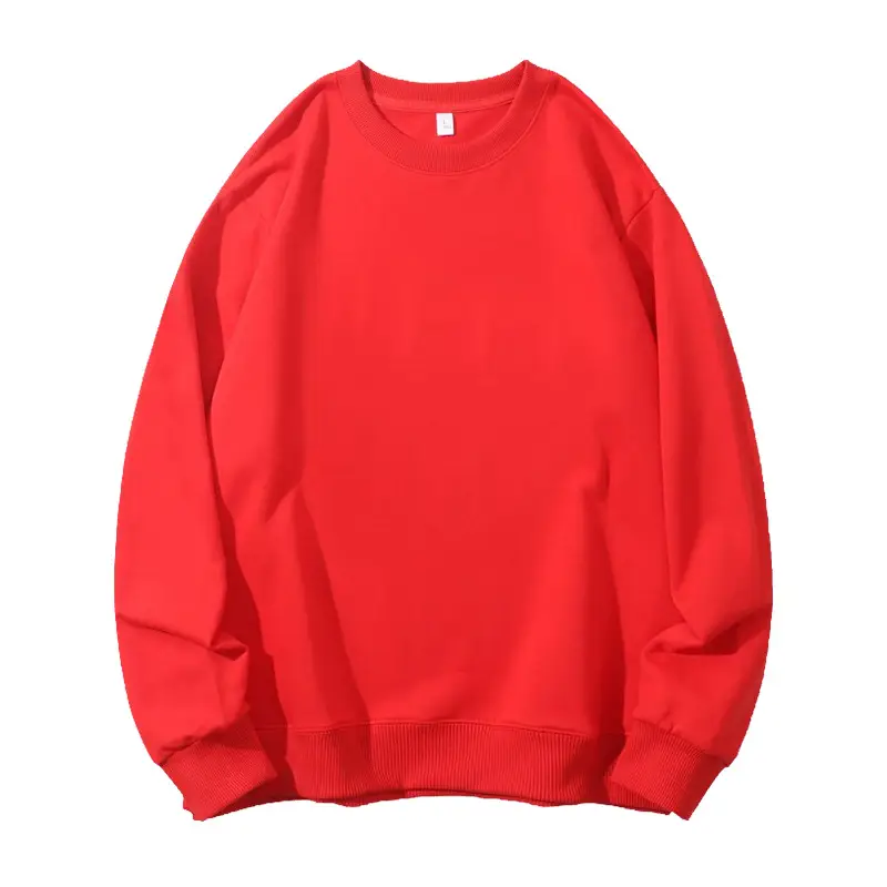 280g Cotton Terry Sweatshirt Navy Round Neck