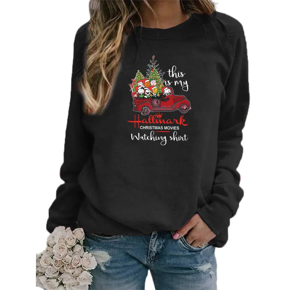 Merry Christmas Holiday Shirt Yellow Round Neck - Image 3