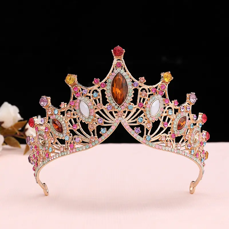 Crown Princess Tiara Blue Crystal Eighteen-Yearold