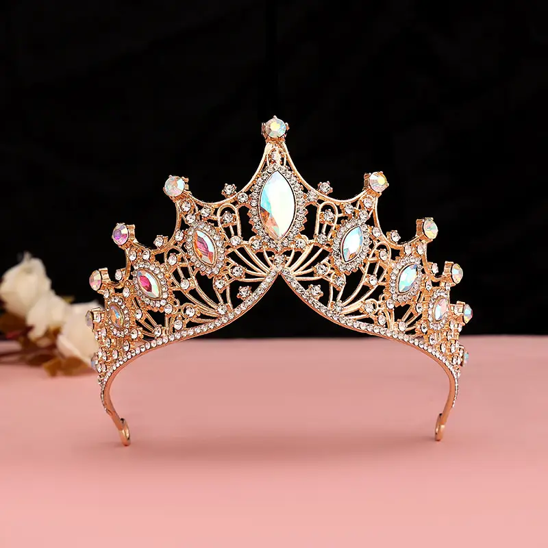 Crown Princess Tiara Blue Crystal Eighteen-Yearold