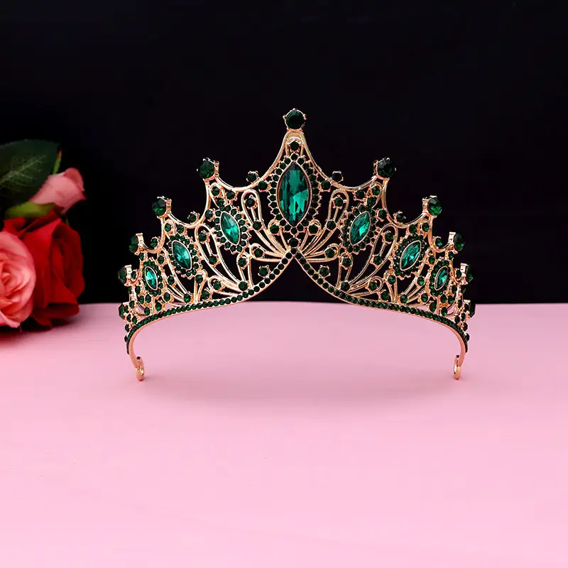 Crown Princess Tiara Blue Crystal Eighteen-Yearold