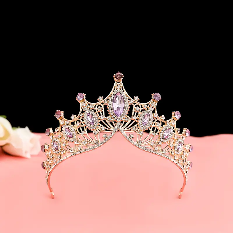 Crown Princess Tiara Blue Crystal Eighteen-Yearold