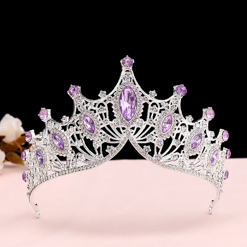 Crown Princess Tiara Blue Crystal Eighteen-Yearold