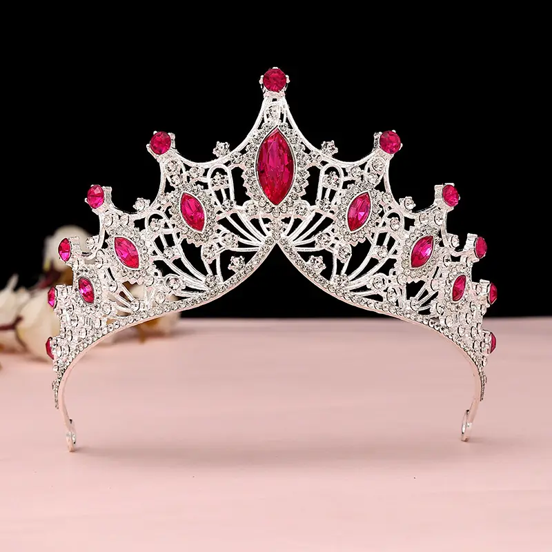 Crown Princess Tiara Blue Crystal Eighteen-Yearold