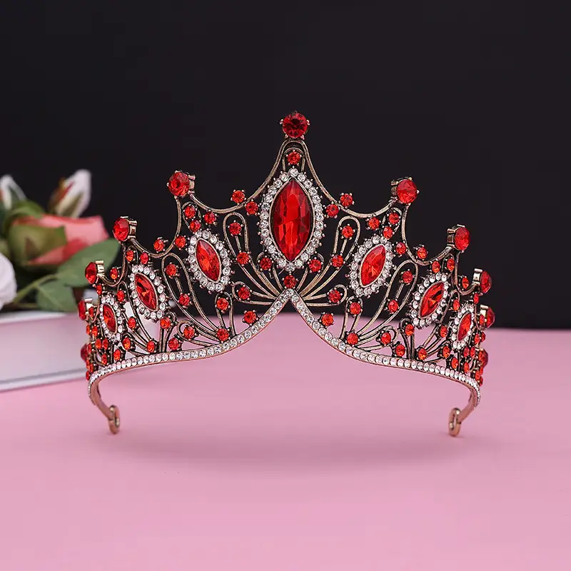 Crown Princess Tiara Blue Crystal Eighteen-Yearold