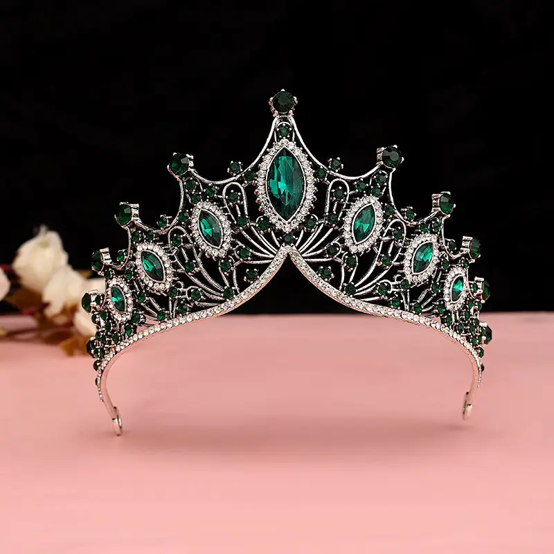 Crown Princess Tiara Blue Crystal Eighteen-Yearold