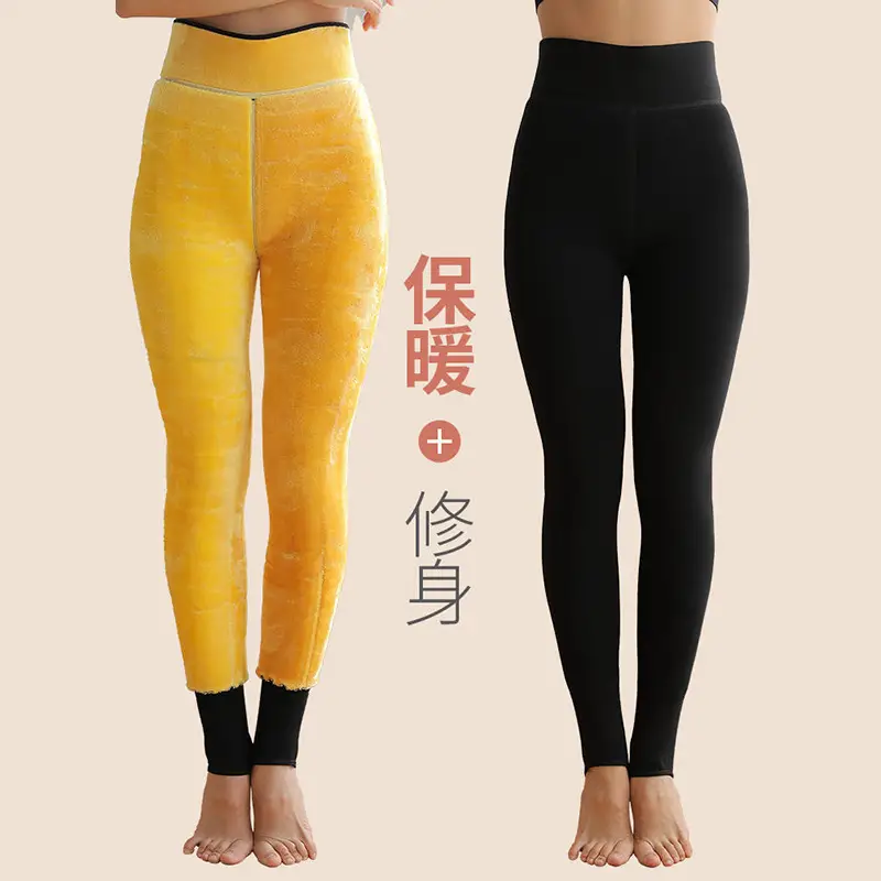700g Wool Leggings Women Warm Thick Winter Pants - Image 9