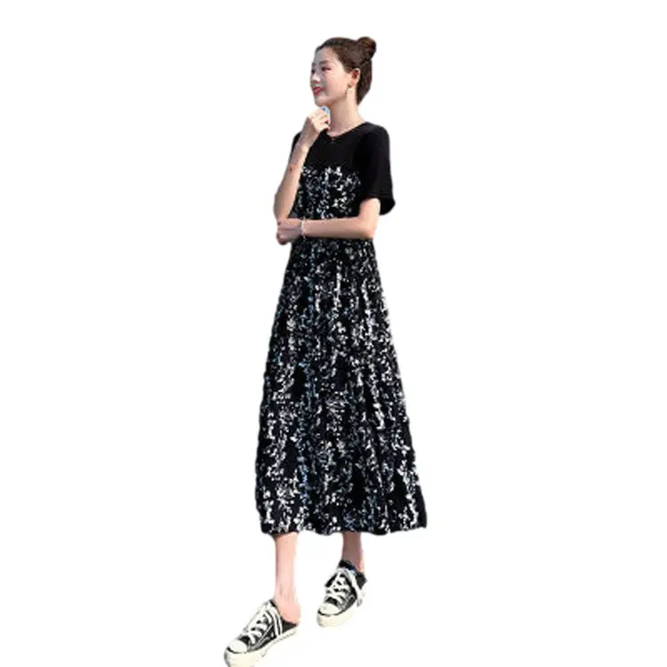 2025 Summer Floral Skirt Dress Women High Waist Slim Fit - Image 6
