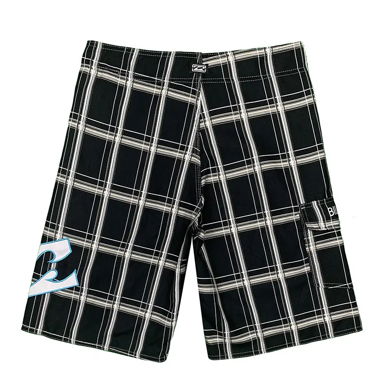 2023 Summer Men's Blue Striped Beach Shorts - Image 20