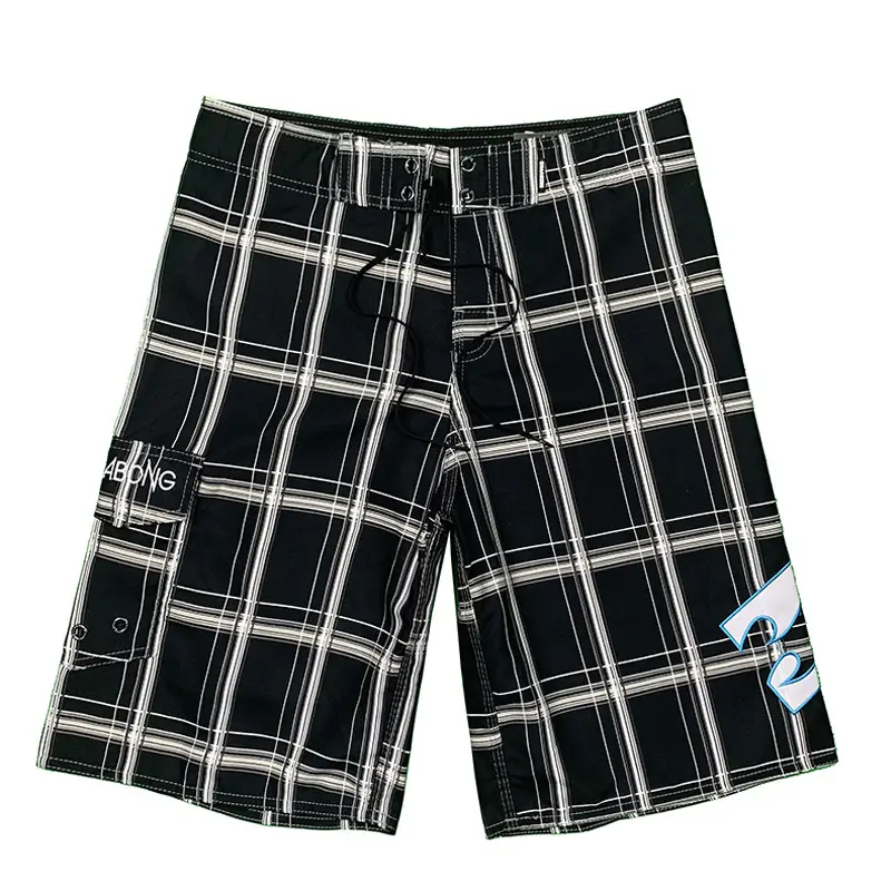 2023 Summer Men's Blue Striped Beach Shorts - Image 21