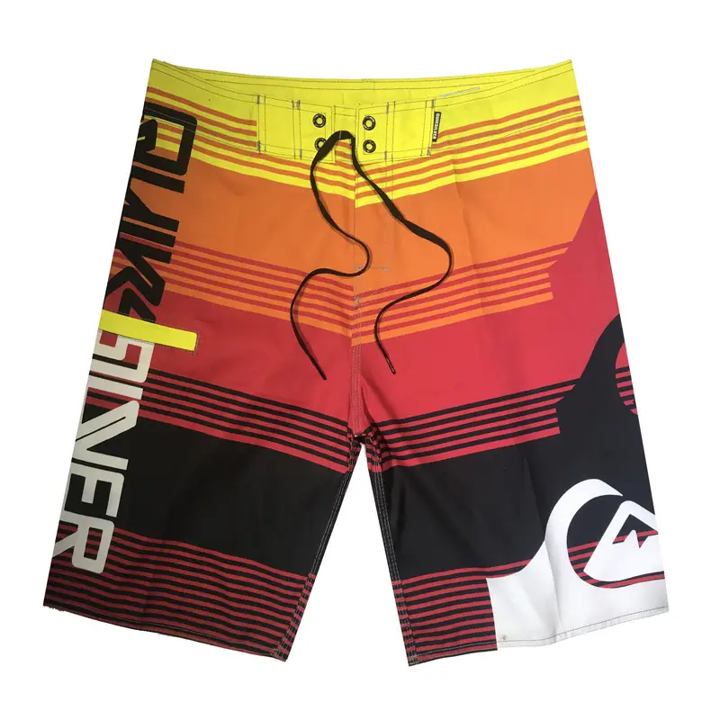 2023 Summer Men's Blue Striped Beach Shorts - Image 14