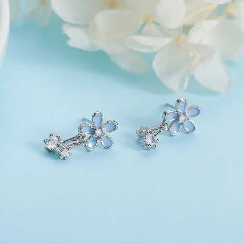 Women Daisy Tassel Earrings Mori Style Fresh Sweet Flower 2022 - Image 3