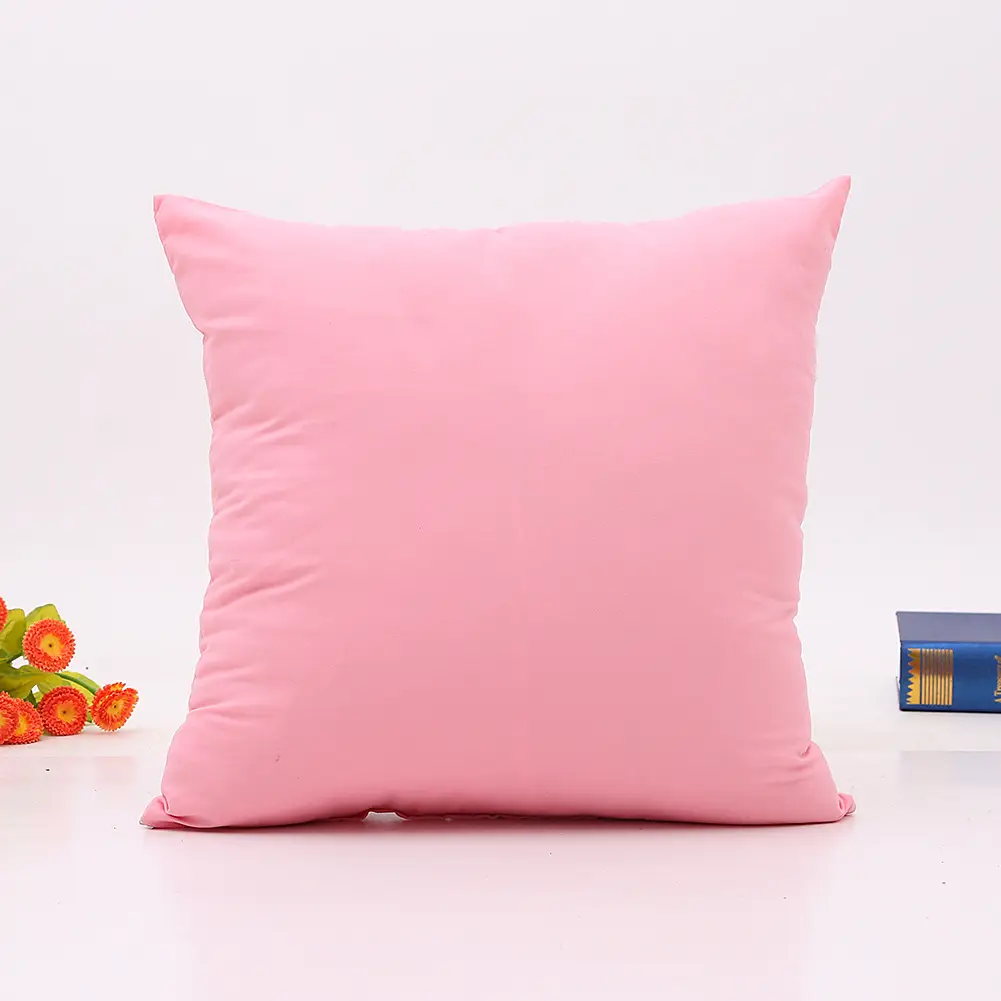 Blue Brushed Modern Living Room Pillowcase - Image 3