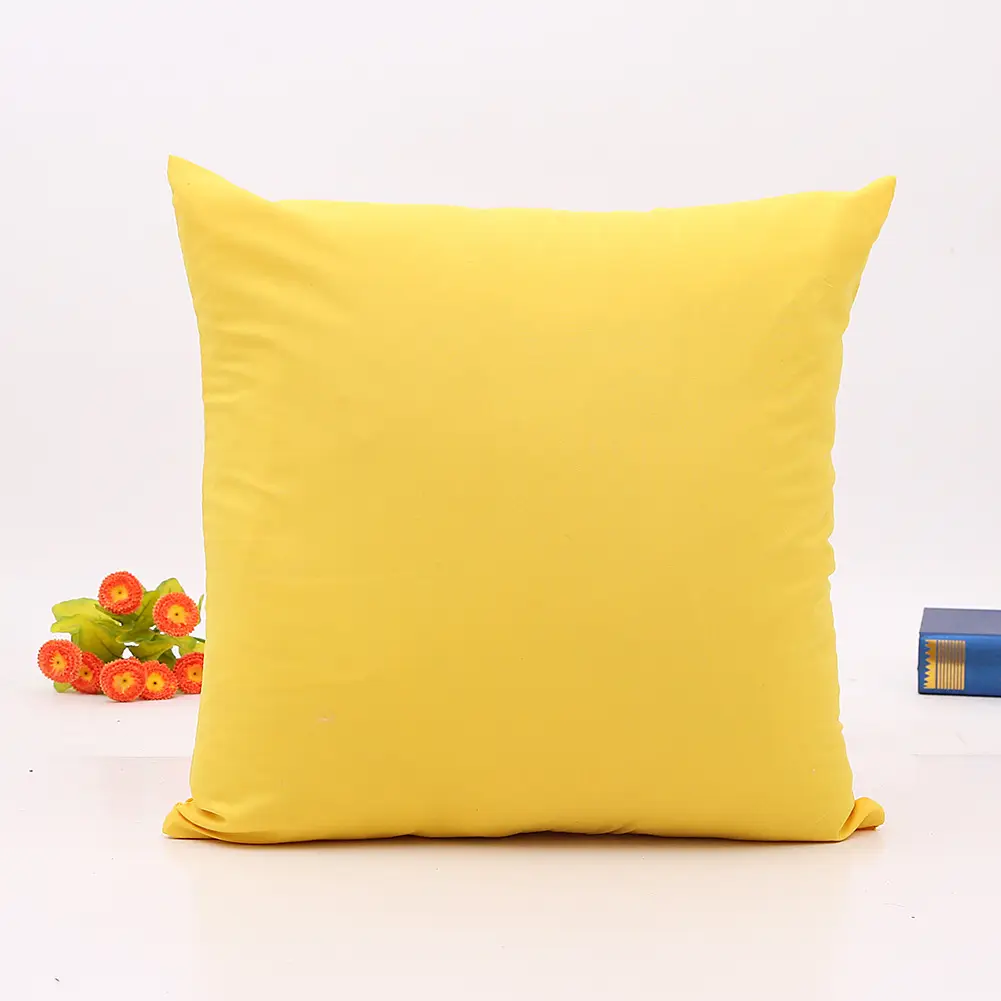 Blue Brushed Modern Living Room Pillowcase - Image 5