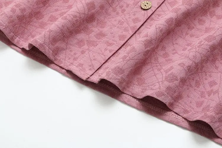 Pink Embroidered Cotton Mother's Cardigan Set — feature 20