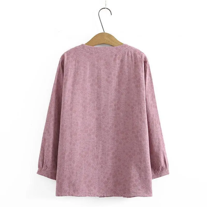Pink Embroidered Cotton Mother's Cardigan Set — feature 9