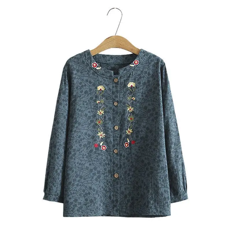 Pink Embroidered Cotton Mother's Cardigan Set - Image 4