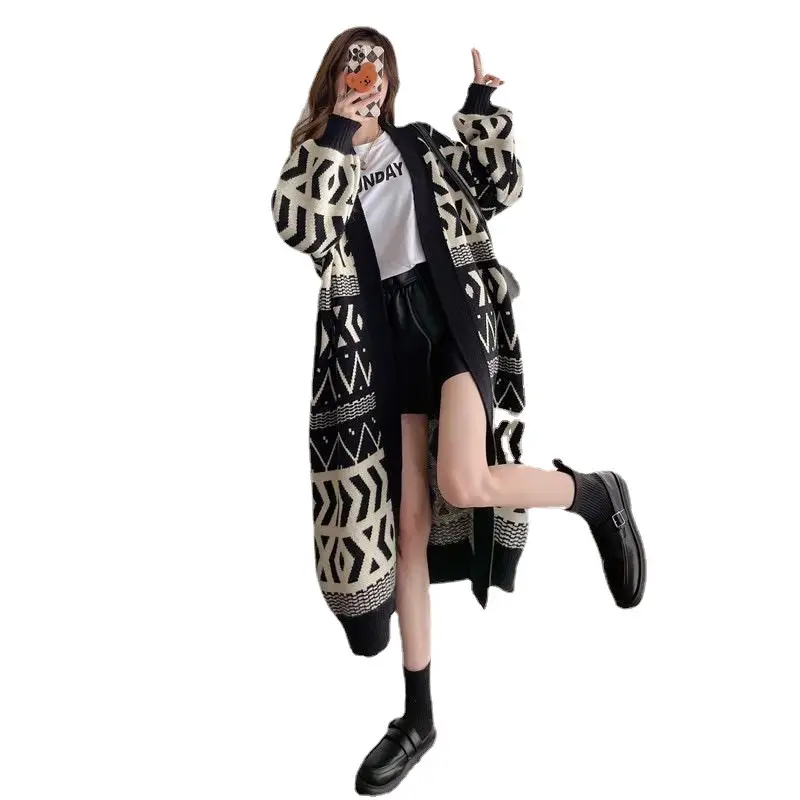 Large Size Korean Style Loose Sweater Women Outwear - Image 6