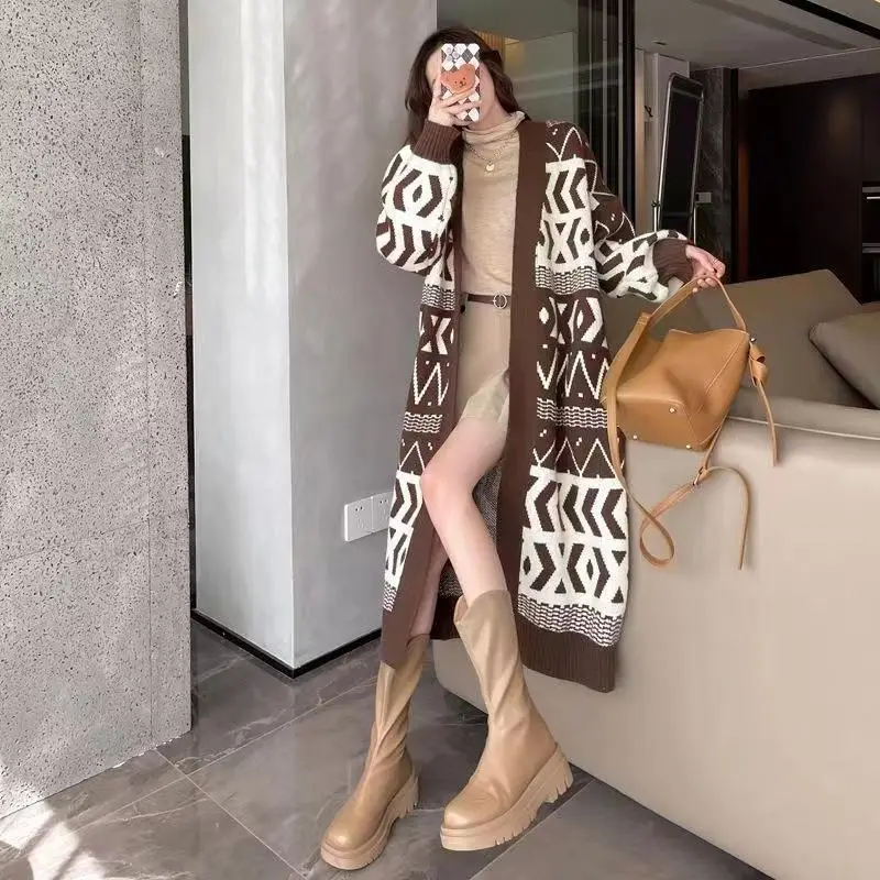 Large Size Korean Style Loose Sweater Women Outwear — feature 11