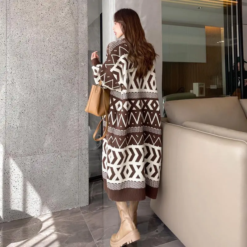 Large Size Korean Style Loose Sweater Women Outwear — feature 9