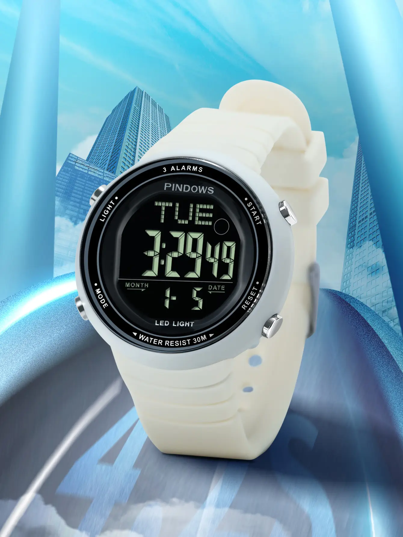 Pink Digital Couple Watches 10:58 Display — feature 12