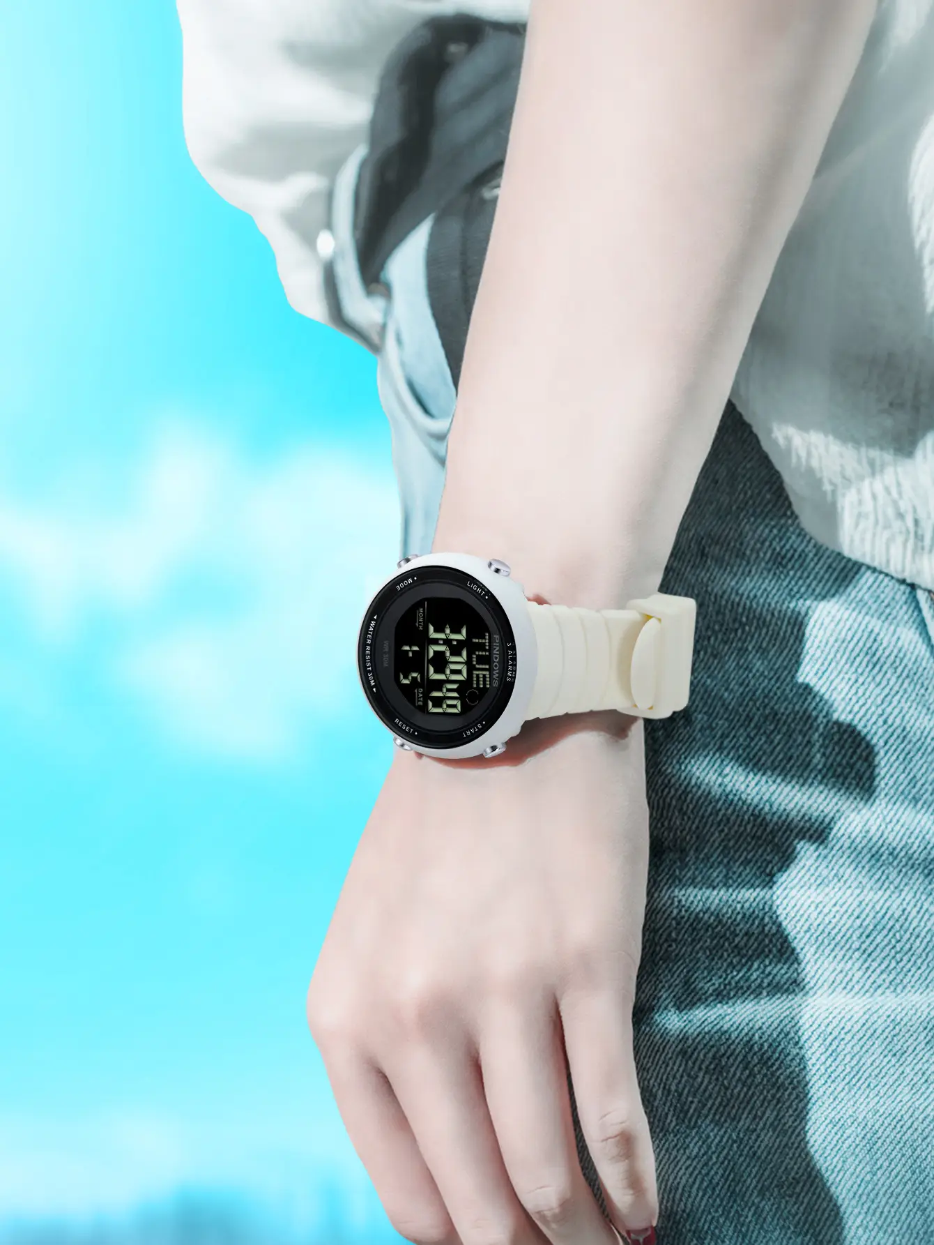 Pink Digital Couple Watches 10:58 Display — feature 13