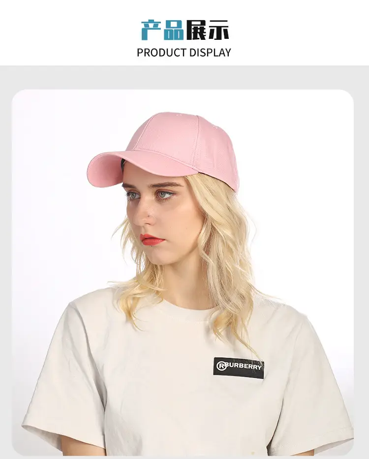 Men Women Baseball Caps Pure Cotton Large Head — feature 5