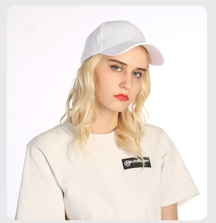 Men Women Baseball Caps Pure Cotton Large Head — feature 6
