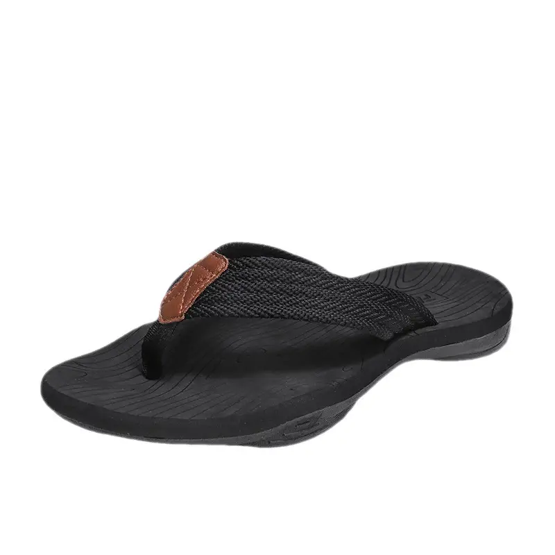 Men's Brown Non-Slip Flip Flops Summer Sandals